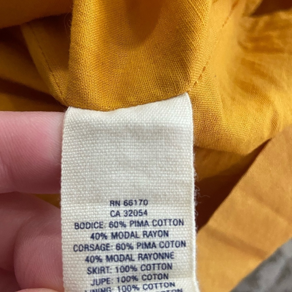 Anthropologie Maeve Vintage Colorblock Grey and Mustard Dress - Picture 10 of 10